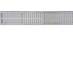 Grelha Alum Compl.20X100 Escovado Sol