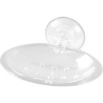 Saboneteira Astra C/Ventosa Pvc Cristal