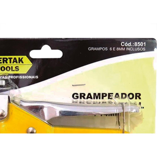 Grampeador P/Tapeceiro Fertak Profissional Met