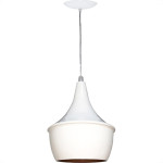 Pendente Alum P/1Lampada Mini New York Branco