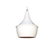 Pendente Alum P/1Lampada Mini New York Branco