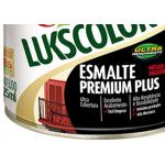 Tinta Esmalte. 1/16 = (225ml) Sintetico Prem.Lukscolor Preto