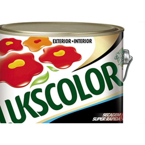 Tinta Esmalte. Base Agua Galao 3,6 Litros  Lukscolor Branco.Brilh.