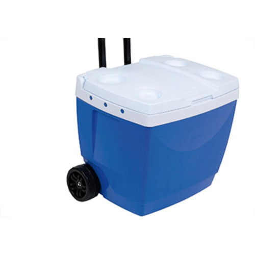 Caixa Termica 42L Azul C/ Rodinha Mor
