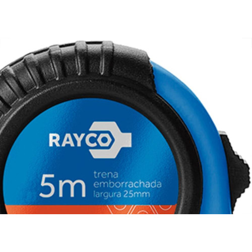 Trena 5Mt Emborrachado 19Mm Azul Rayco