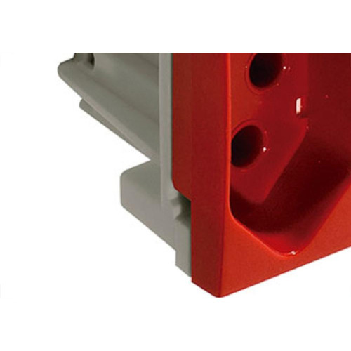 Modulo Alumbra Inova Pro Tomada  20A Vermelho Branco