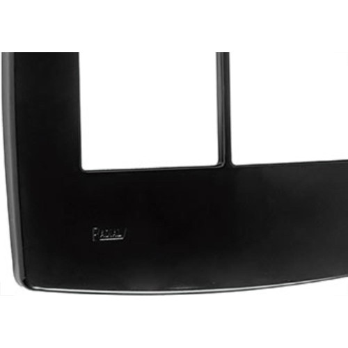 Espelho Placa Radial Modular Preto 4X4 4Mod 1704007