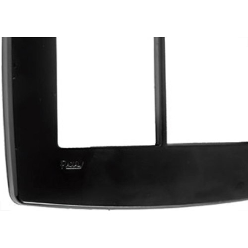 Espelho Placa Radial Modular Preto 4X4 6Mod 1704002