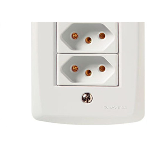 Conjunto Tramontina Lux 3 Tomada 10A 57145/076