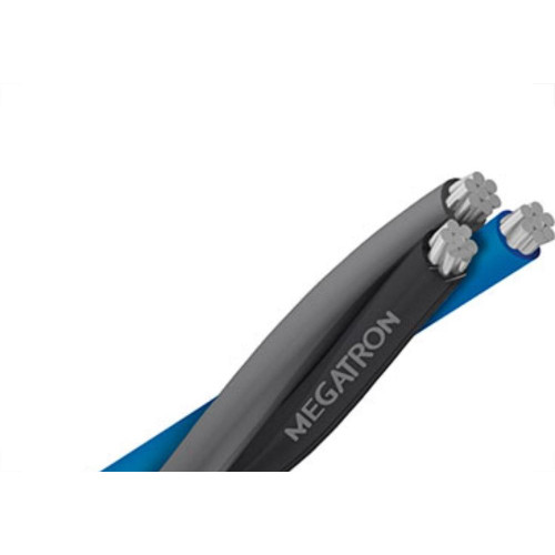Fio Cabo De Alum Triplex Megatron 10Mm