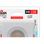 Spot Emb.03W Led 6000K Quad Kian