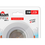 Spot Emb.03W Led 6000K Red Kian