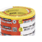 Fita Crepe Adelbras Mask-710 24Mmx50Mt - Kit C/5 Unidades