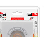 Spot Emb.05W Led 3000K Quad Kian