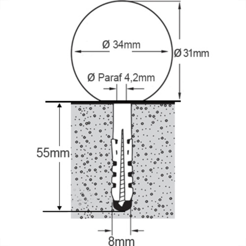 Batedor Porta Bola Sfor Branco