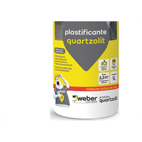 Aditivo Plastif.Quartzolit Frasco 1Lt