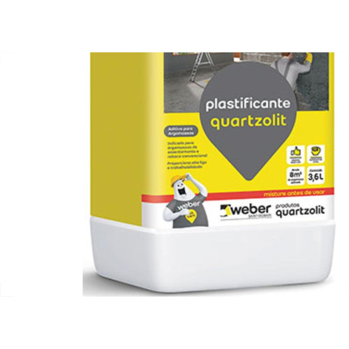 Aditivo Plastif.Quartzolit Galao 3,6 Litros