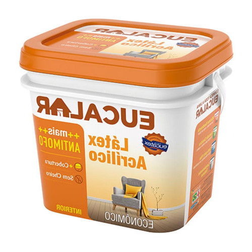 Latex Eucalar Acri Fosco Galao 3,6 Litros Verde Piscina