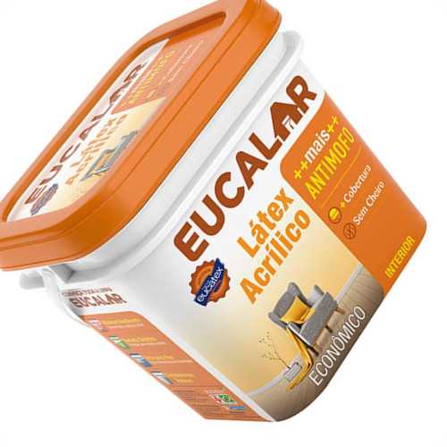 Latex Eucalar Acri Fosco Galao 3,6 Litros Verde Piscina