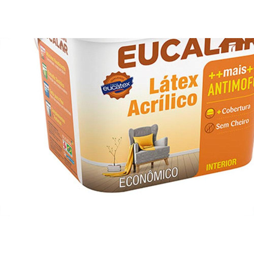 Latex Eucalar Acri Fosco Galao 3,6 Litros Verde Piscina