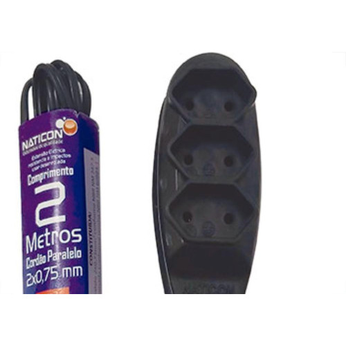 Extensao Naticon Pl 0,75 02Mt Preto