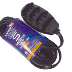 Extensao Naticon Pp 0,75 05Mt 2P+T10A Preto