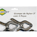 Grampo Nylon 3'' C/4 Brasfort 7353