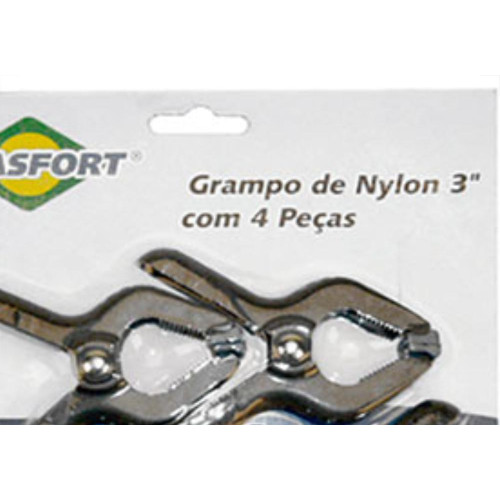 Grampo Nylon 3'' C/4 Brasfort 7353