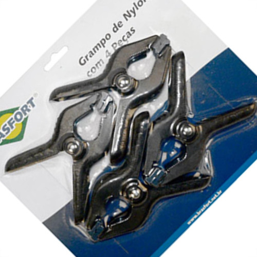 Grampo Nylon 4'' C/4 Brasfort 7354