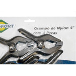 Grampo Nylon 4'' C/4 Brasfort 7354