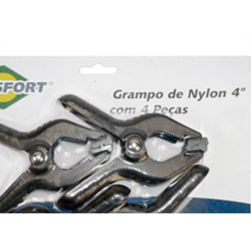 Grampo Nylon 4'' C/4 Brasfort 7354