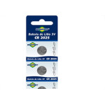 Pilha Bateria Litio 3V Cr2025 Brasfort C/5