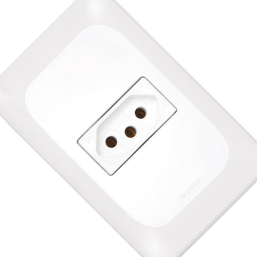 Conjunto Pial Pop 1Tomada 20A Lgx03020 Branco