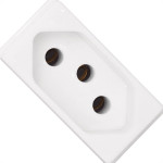 Modulo Pial Pop 1Tomada 20A Lg03020 Branco