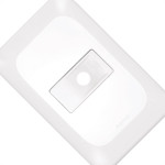 Espelho Placa Pial Pop C/Suporte 4X2 1Furo Lgp20F