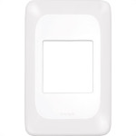 Espelho Placa Pial Pop C/Suporte 4X2 2Int Lgp22 Branco