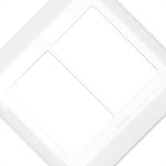 Espelho Placa Pial Pop C/Suporte 4X4 6Int Lgp46 Branco