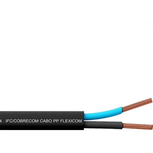 Cabo Pp Flexivel  Cobrecom 2X1,0Por Metro (1 Metro)
