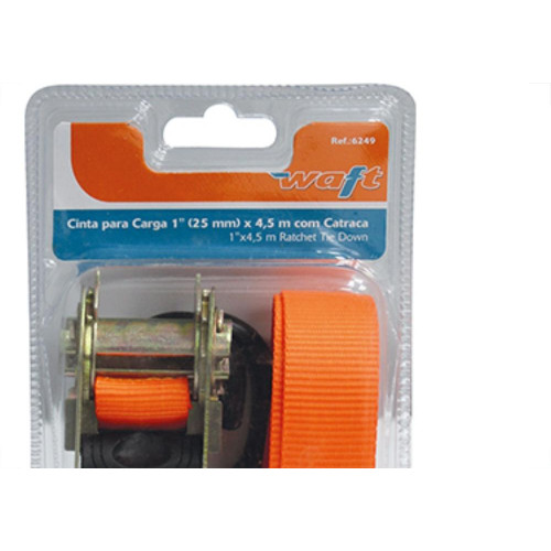 Cinta Carga C/Catraca 1X4,5 Waft 6249
