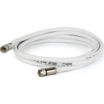 Fio Coaxial Kit Rgc06 C/Conector Branco 05Mt
