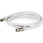 Fio Coaxial Kit Rgc06 C/Conector Branco 20Mt