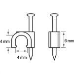 Miguelao Aco Cabo 04 Coaxial C/20 Sfor - Kit C/10 Pacotes