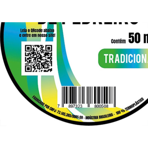 Linha Pedreiro Top Fio Torcida 50Mt - Kit C/12 Unidades