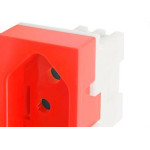 Modulo Fame Evidence 2373 Tomada 10A Vermelho