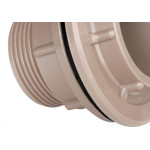 Adaptador  C/Flange Pvc Plastilit 3/4 Marrom - Kit C/10 Unidades