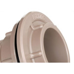 Adaptador  C/Flange Pvc Plastilit 3/4 Marrom - Kit C/10 Unidades