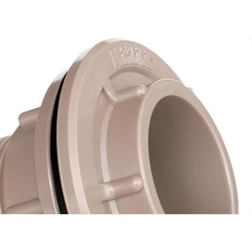 Adaptador  C/Flange Pvc Plastilit 3/4 Marrom - Kit C/10 Unidades