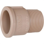 Adaptador Curto Plastilit 1 Marrom - Kit C/25 Unidades