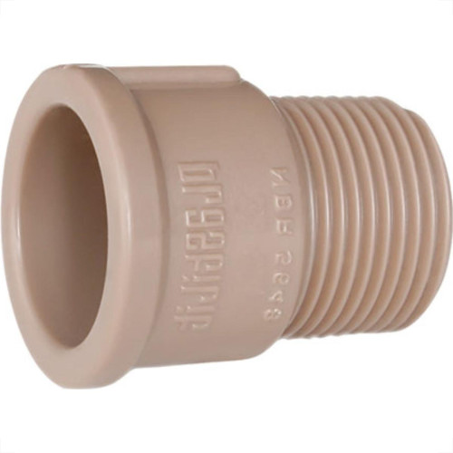 Adaptador Curto Plastilit 1 Marrom - Kit C/25 Unidades