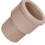 Adaptador Curto Plastilit 1 Marrom - Kit C/25 Unidades